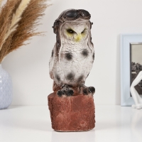 Копилка "Сова авиатор" 10х10х25см, полярная Копилка "Сова авиатор" 10х10х25см, полярная