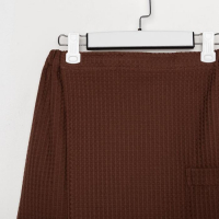 Полотенце банное Этель &laquo;Килт&raquo; с карманом 60*140 см. цв. горький шоколад, 100% хл, вафля 240 г/м2