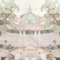 Скатерть &laquo;Этель&raquo; Райский сад d=220 +/- 3см