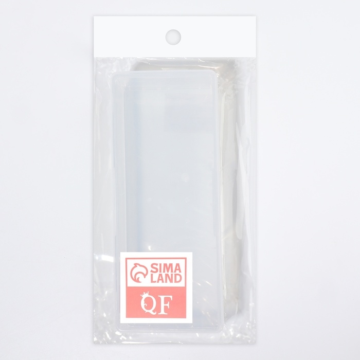 Органайзер для хранения, с крышкой, 18,5 × 7 × 3,5 см, цвет прозрачный Органайзер для хранения, с крышкой, 18,5 × 7 × 3,5 см, цвет прозрачный