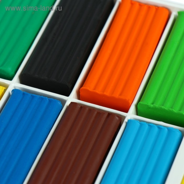 Пластилин GLOBUS Пластилин GLOBUS "Классический", 10 цветов, 200 г, рекомендован педагогами