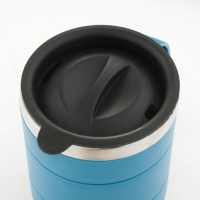 Термокружка, 450 мл, Поход "Мастер К", сохраняет тепло 2 ч, 11 х 8 см, голубая