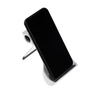 Подставка для телефона Luazon, складная, усиленная, регулируемая высота, бело/чёрная Подставка для телефона Luazon, складная, усиленная, регулируемая высота, бело/чёрная