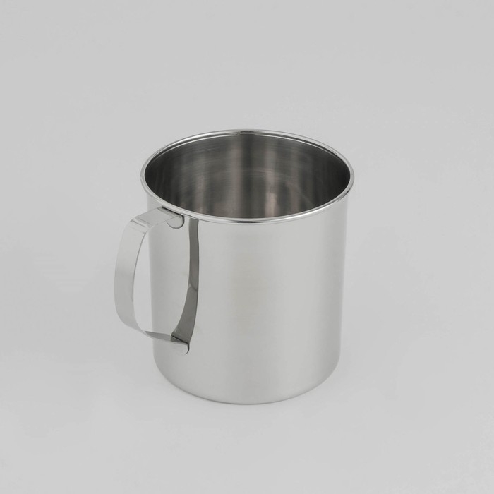 Кружка из нержавеющей стали Доляна &laquo;Индия&raquo;, 1,3 л, d=12 см