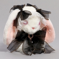 Мягкая игрушка &laquo;Зайка&raquo; с чёрным бантом, 20 см