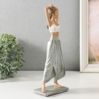 Сувенир полистоун "Девушка, практикующая йогу" 11х6,5х27 см Сувенир полистоун "Девушка, практикующая йогу" 11х6,5х27 см