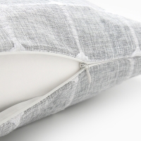 Наволочка декоративная Этель Квадраты цвет серый,45х45 см полиэстер