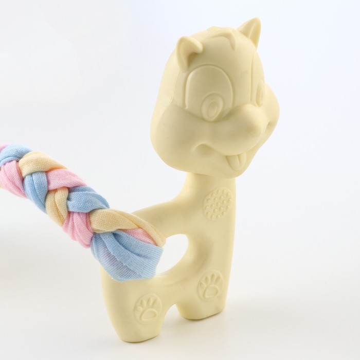 Игрушка жевательная Пижон Premium Игрушка жевательная Пижон Premium "Белка", 10 х 6 х 3,5 см, жёлтая