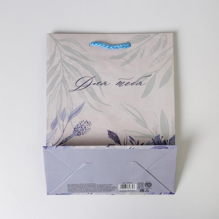 Пакет подарочный ламинированный, упаковка, &laquo;For you&raquo;, MS 18 х 23 х 8 см