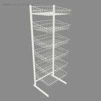 Стойка прикассовая 1800&times;400&times;350, 6 корзин