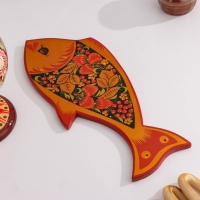 Набор разделочных досок &laquo;Рыбка Золотая&raquo;, 3 шт, хохлома