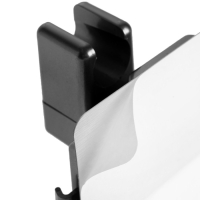 Держатель для душевой лейки ZEIN Z110, регулируемый, самоклеющийся, графит