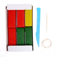 Свеча своими руками на новый год &laquo;Новогодняя свеча&raquo;, новогодний набор для творчества