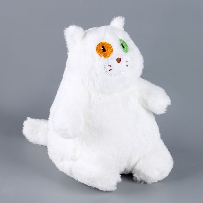 Мягкая игрушка «Котик», 23 см, цвет белый Мягкая игрушка «Котик», 23 см, цвет белый