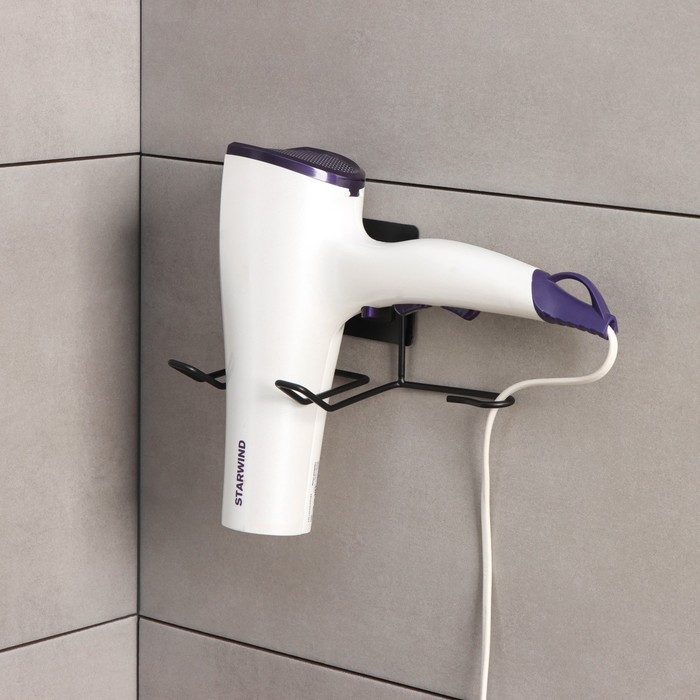 Держатель для фена Доляна, на липучке, 19&times;8&times;10 см