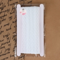 Кружево капроновое, 15 мм × 10 ± 1 м, цвет белый Кружево капроновое, 15 мм × 10 ± 1 м, цвет белый