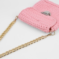 Цепочка для сумки, с карабинами, железная, 22 × 16 мм, 60 см, цвет золотой Цепочка для сумки, с карабинами, железная, 22 × 16 мм, 60 см, цвет золотой