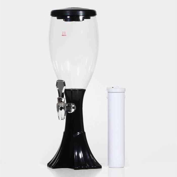 Башня пивная &laquo;Вавилон&raquo;, 2 л, цвет чёрный