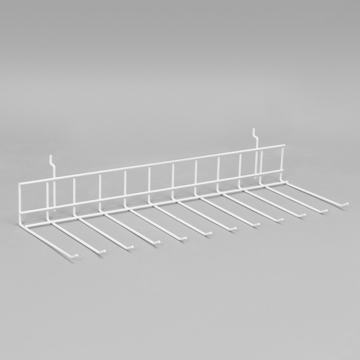 Крючок-гребенка 55×21×4 см, цвет белый Крючок-гребенка 55×21×4 см, цвет белый