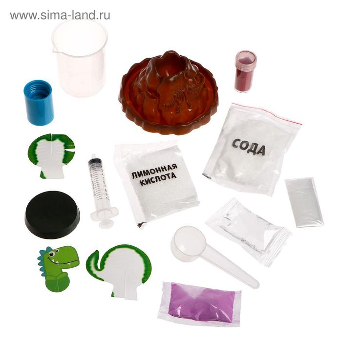 Набор для опытов 4 в 1 &laquo;Извержение вулкана&raquo;