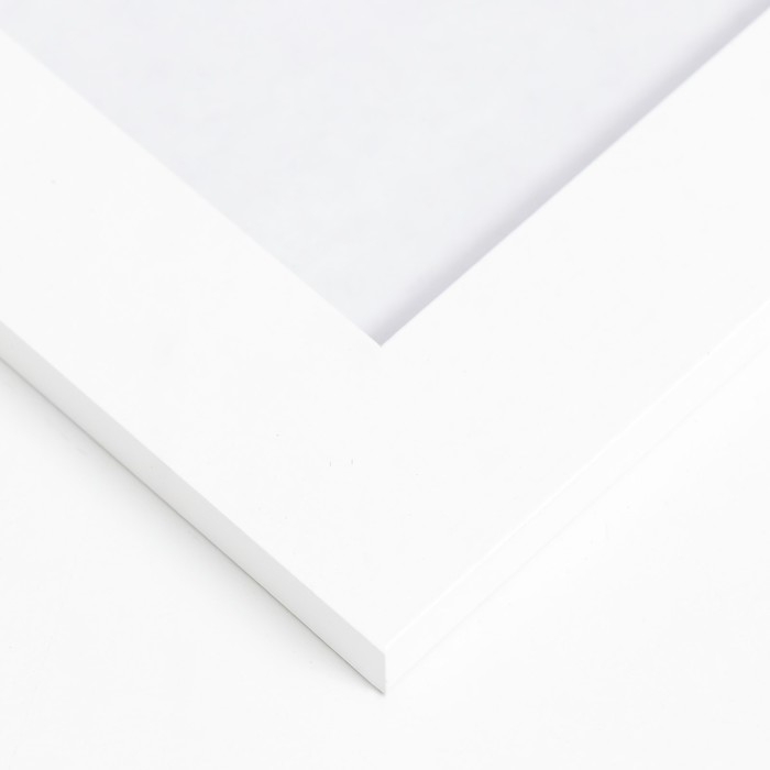 Фоторамка МДФ 25х35 см "Trend", белая (пластиковый экран)