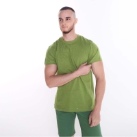 Футболка мужская, цвет хаки МИКС, размер 46