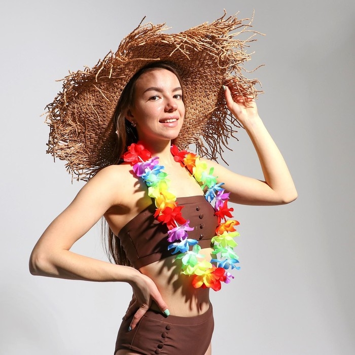 Гавайское ожерелье &laquo;Радуга цветов&raquo;