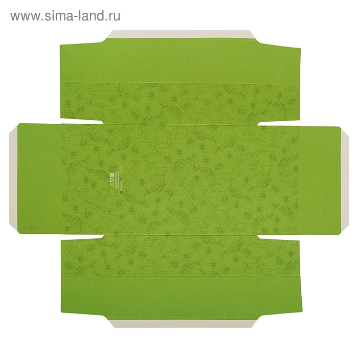 Подарочная коробка сборная "Праздничного настроения", 21 х 15 х 5,7 см