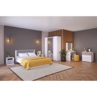 Стол туалетный с подсветкой Акцент 12, 800х476х1500, Белое сияние/Цемент светлый