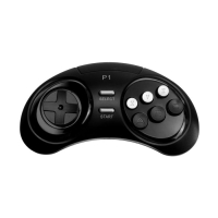 Игровая приставка Retro Genesis 8 Bit Wireless, AV кабель, 2 беспр. джойст., 300 игр, черная