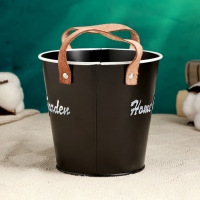 Кашпо "Элли" 13х12см, черное