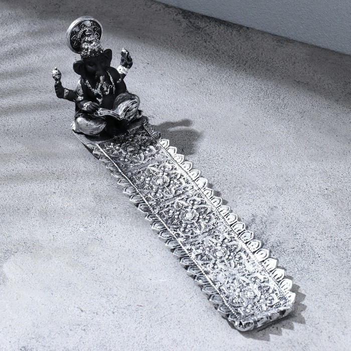 Подставка для благовоний Подставка для благовоний "Солнце", 24 х 6 х 9 см, бетон, микс