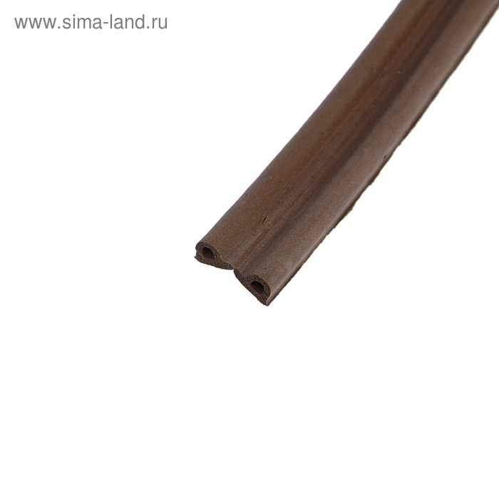 Уплотнитель резиновый ТУНДРА, профиль Р, размер 5.5х9 мм, коричневый, в упаковке 10 м 379473