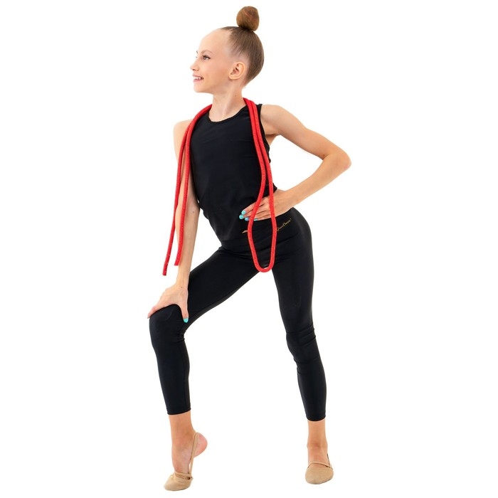 Скакалка для художественной гимнастики Grace Dance, 2,5 м, цвет красный Скакалка для художественной гимнастики Grace Dance, 2,5 м, цвет красный