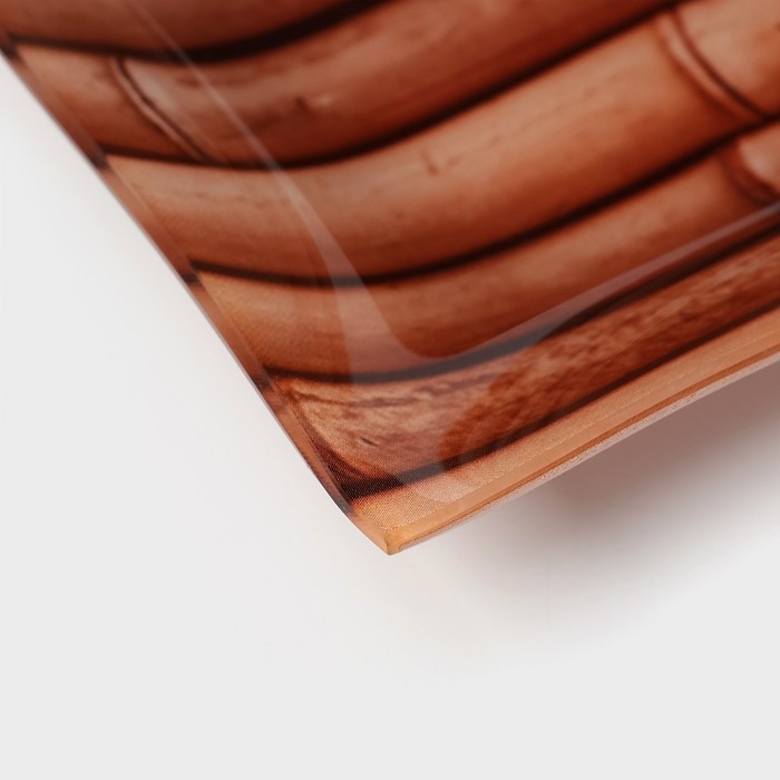 Набор стеклянных блюд &laquo;Бамбук золотой&raquo;, 35,5&times;14&times;2 см, 18,5&times;8,5&times;1,5 см