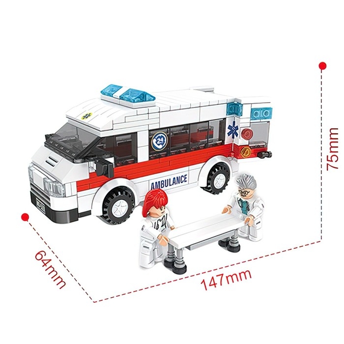 Конструктор Город &laquo;Машинки&raquo;, 255 деталей