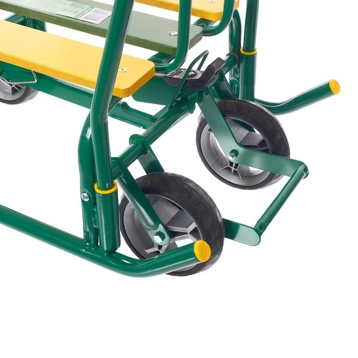 Санки &laquo;Ветерок 7 универсал&raquo;, цвет зелёный