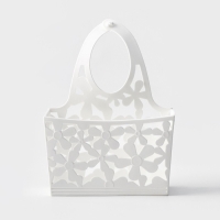 Подставка для губки «Гармония», 13×18×6 см, цвет белый Подставка для губки «Гармония», 13×18×6 см, цвет белый