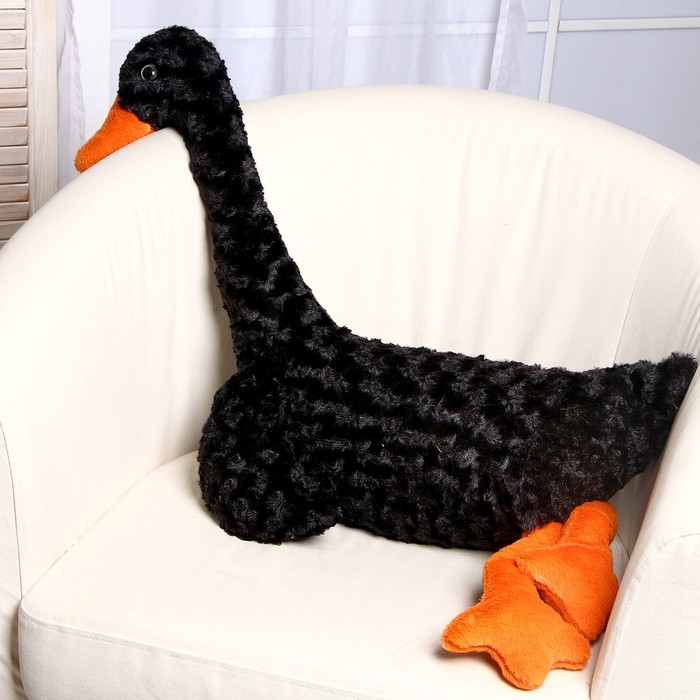 Мягкая игрушка &laquo;Гусь&raquo;, цвет чёрный