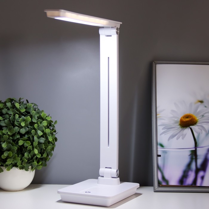 Настольная лампа сенсорная Настольная лампа сенсорная "Свен" LED 5Вт 3000-6000К белый 12,5х28х39 см