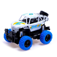 Джип радиоуправляемый &laquo;Полиция&raquo;, работает от батареек, МИКС