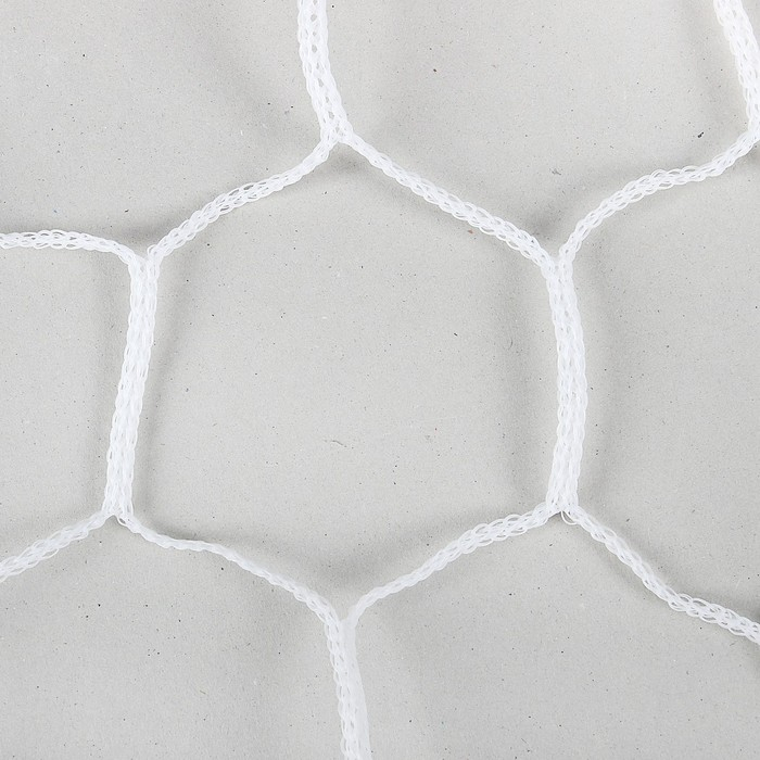 Сетка футбольная, 7,5х2,5 м, нить 2,5 мм, 2 шт.