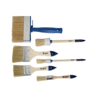 Набор кистей ТУНДРА, плоские 3/4", 2", 3", круглые №2, №8, макловица 30х120 мм, 6 шт. Набор кистей ТУНДРА, плоские 3/4", 2", 3", круглые №2, №8, макловица 30х120 мм, 6 шт.