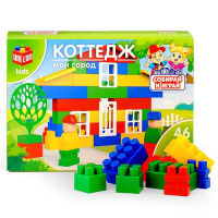 Конструктор «МОЙ ГОРОД: коттедж», 46 деталей Конструктор «МОЙ ГОРОД: коттедж», 46 деталей