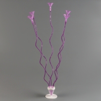 Набор &laquo;ВОЛНА&raquo;, палочка+держатель+подставка, набор 5 шт., фиолетовый