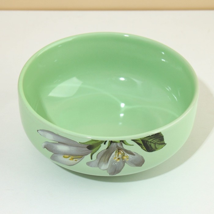 Глубокая тарелка керамическая Lemon flowers, 14.5 см, 550 мл Глубокая тарелка керамическая Lemon flowers, 14.5 см, 550 мл