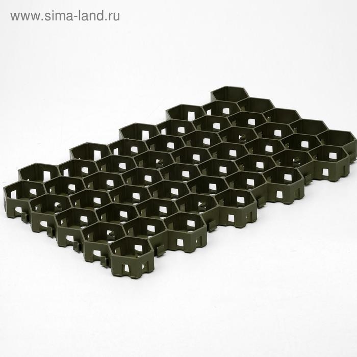 Решетка газонная 55 х 32,5 х3,2 см, МИКС