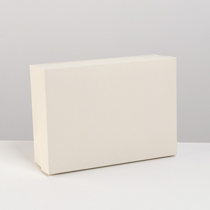 Коробка подарочная складная, упаковка, &laquo;Бежевая&raquo;, 21 х 15 х 7 см