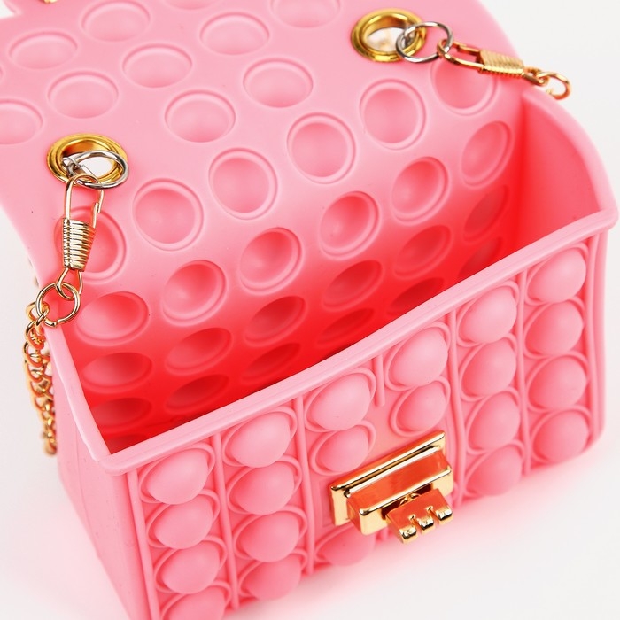 Сумка-мессенджер детская для девочки, pop it, цвет розовый Сумка-мессенджер детская для девочки, pop it, цвет розовый