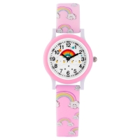 Часы наручные кварцевые детские "Облака", d-2.8 см